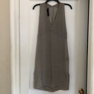 Light grey sheer dress
